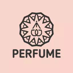 Elegant Geometric Circle Design for Luxury Perfume Logo Template