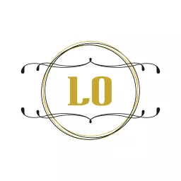 Elegant Gold and Black Decorative Monogram Design Logo Template