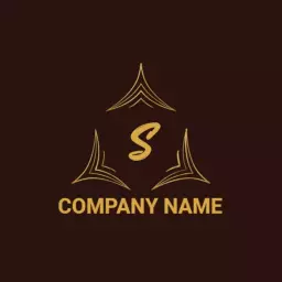 Elegant Gold and Brown Royal Emblem Logo Design Logo Template