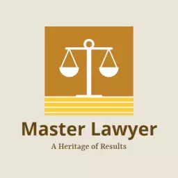 Elegant Gold and Brown Scales of Justice Law Firm Logo Template