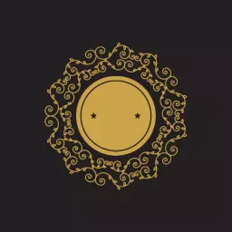 Elegant Gold Circular Design with Decorative Patterns Logo Template