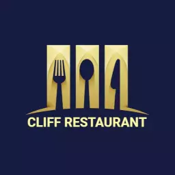 Elegant Gold Cutlery Design for Premium Royal Restaurant Logo Template