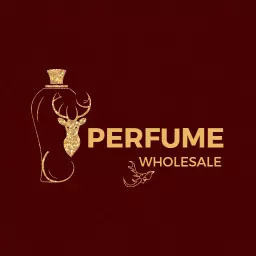 Elegant Gold Deer Design Representing Perfume Wholesale Logo Template