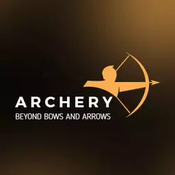 Elegant Gold Design Representing Archery Sports Logo Template