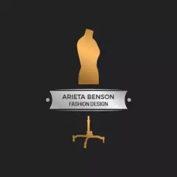 Elegant Gold Fashion Design with Royal Elements Logo Template