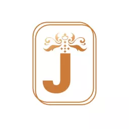 Elegant Gold Letter J Design Showcasing Jewelry Logo Template