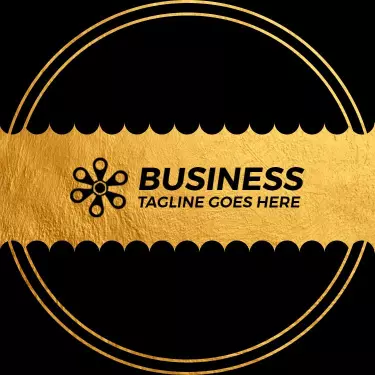 Elegant Gold Luxury Business Card Template