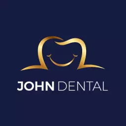 Elegant Gold Tooth Illustration for Modern Dental Practice Logo Template