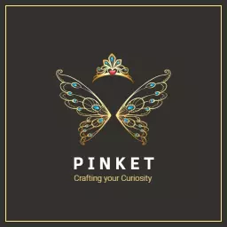 Elegant Golden Butterfly Wings With Intricate Details Logo Template