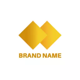 Elegant Golden Diamonds Representing Royal Brand Identity Logo Template
