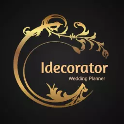 Elegant Golden Floral Design for Event Planner Logo Template