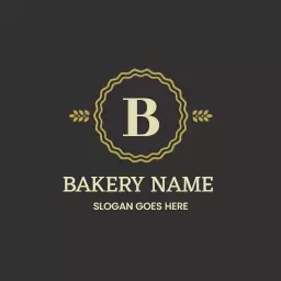 Elegant Golden Logo Design for Your Favorite Bakery Logo Template