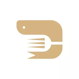Elegant Golden Seafood Design for a Modern Restaurant Logo Template