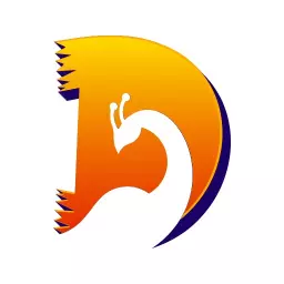 Elegant Gradient Peacock Design in Vibrant Colors Logo Template