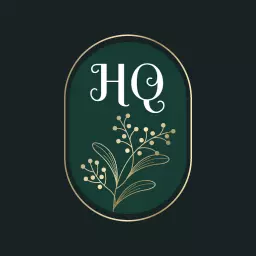 Elegant Green and Gold Floral Monogram Design Logo Template