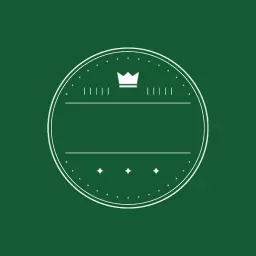 Elegant Green Blank Circle Design for Customization Logo Template