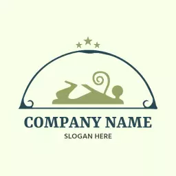 Elegant Green Carpentry Design Showcasing Skilled Craftsmanship Logo Template