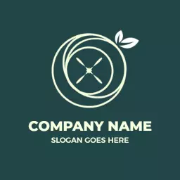 Elegant Green Circle Design with O Letter for Branding Logo Template