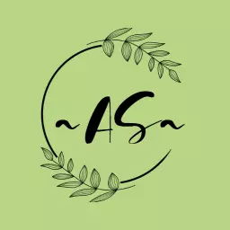 Elegant Green Circle Monogram with Leafy Accents Logo Template