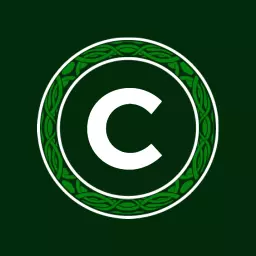 Elegant Green Decorative Letter C Representing Alphabet Logo Template
