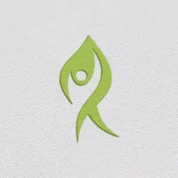 Elegant Green Design Symbolizing Wellness and Health Mockup Template