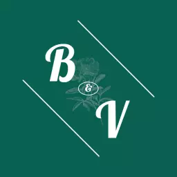 Elegant Green Floral Monogram Celebrating Wedding Memories Logo Template