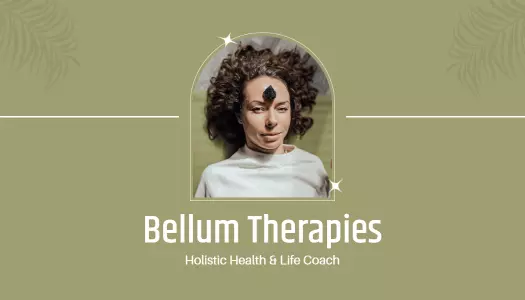 Elegant Green Wellness Massage Therapist Business Card Template