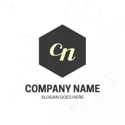 Elegant Hexagonal Design Showcasing Modern Company Identity Logo Template