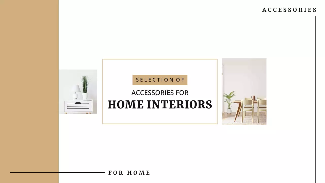 Elegant Home Accessories Showcase for YouTube Banner Template