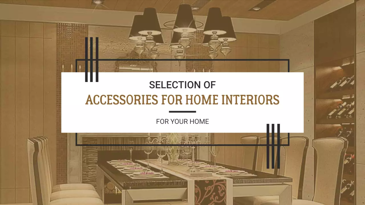 Elegant Home Interior Accessories Showcase for Your Home YouTube Banner Template