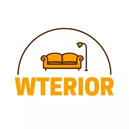 Elegant Interior Design Featuring Cozy Sofa and Lamp Logo Template