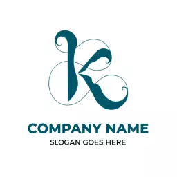 Elegant K Letter Design Representing Modern Branding Logo Template