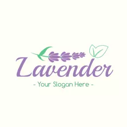Elegant Lavender Flower Design for Aromatherapy Logo Template