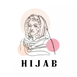 Elegant Line Art Design Celebrating Hijab Fashion Logo Template