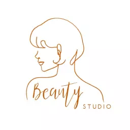 Elegant Line Art Design Celebrating Modern Beauty Studio Logo Template