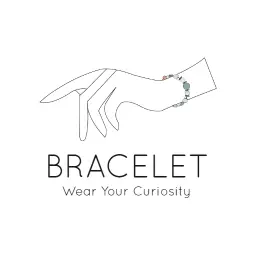 Elegant Line Art Hand with Colorful Bracelet Design Logo Template