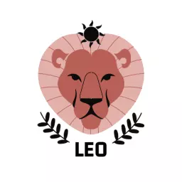 Elegant Lion Icon Symbolizing Leo in Zodiac Design Logo Template
