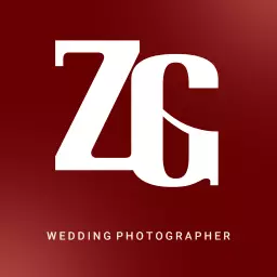 Elegant Maroon and White Design for Wedding Logo Template