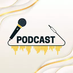 Elegant Microphone Illustration Perfectly Showcasing Podcast Logo Template