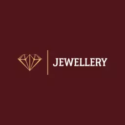 Elegant Minimalist Design Featuring Gemstone Jewellery Logo Template