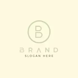 Elegant Minimalist Design Featuring Soft Green Tones Logo Template