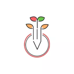 Elegant Minimalist Design Featuring Vibrant Leaves Logo Template