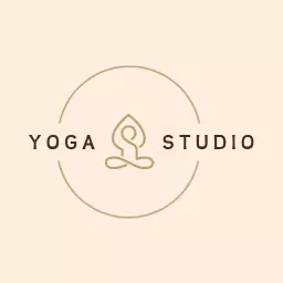 Elegant Minimalist Design for a Serene Yoga Studio Logo Template