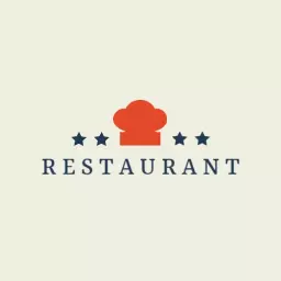 Elegant Minimalist Design for Modern Restaurant Logo Template
