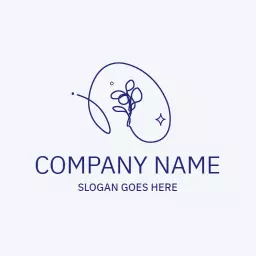 Elegant Minimalist Design Showcasing Company Growth Logo Template