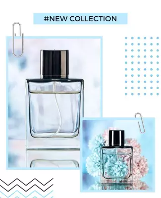 Elegant Modern Perfume Collection Launch Poster Template
