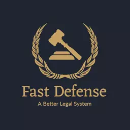 Elegant Navy Blue Legal Gavel Design for Law Firm Logo Template