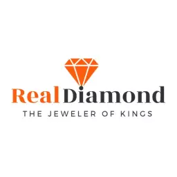 Elegant Orange Diamond Symbol Representing Luxury Jewelry Logo Template