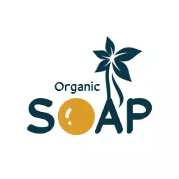 Elegant Organic Design Emphasizing Natural Soap Ingredients Logo Template