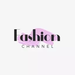 Elegant Pink and Black Design for Fashion Channel Logo Template